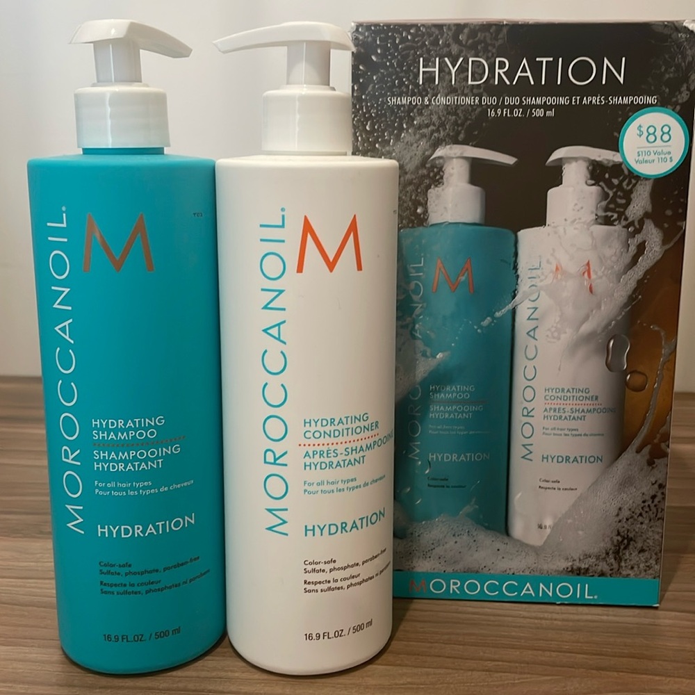 NEW Moroccan oil HYDRATION shampoo & conditioner set